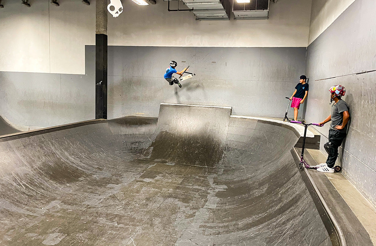 Spin skatepark, skatepark intérieur