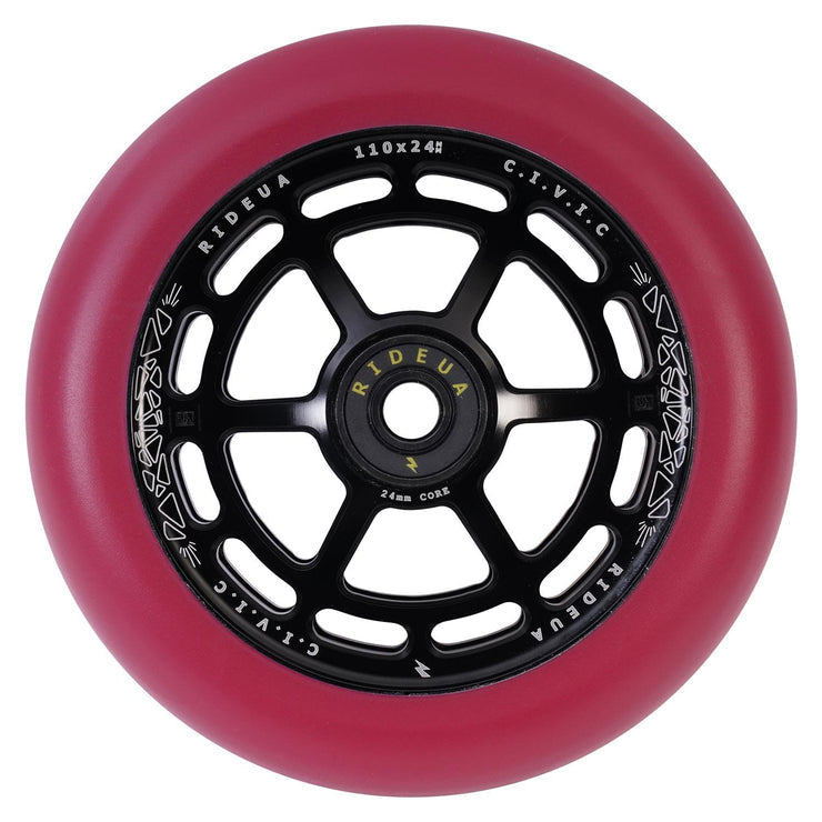 AIR Wheels 110mm | White / Rocket Fuel