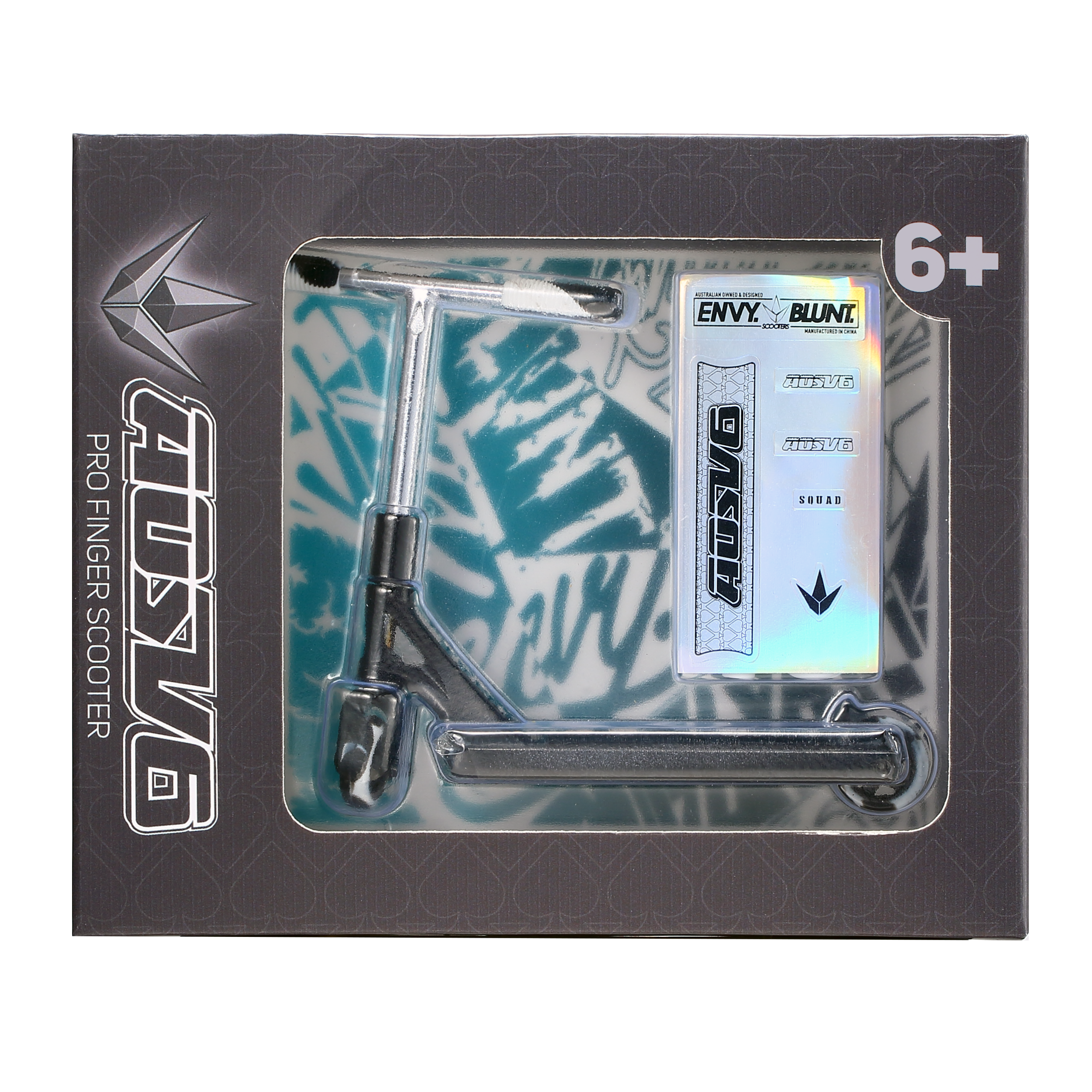 AOSV6 Finger Scooters (Trottinettes jouets) - Noir