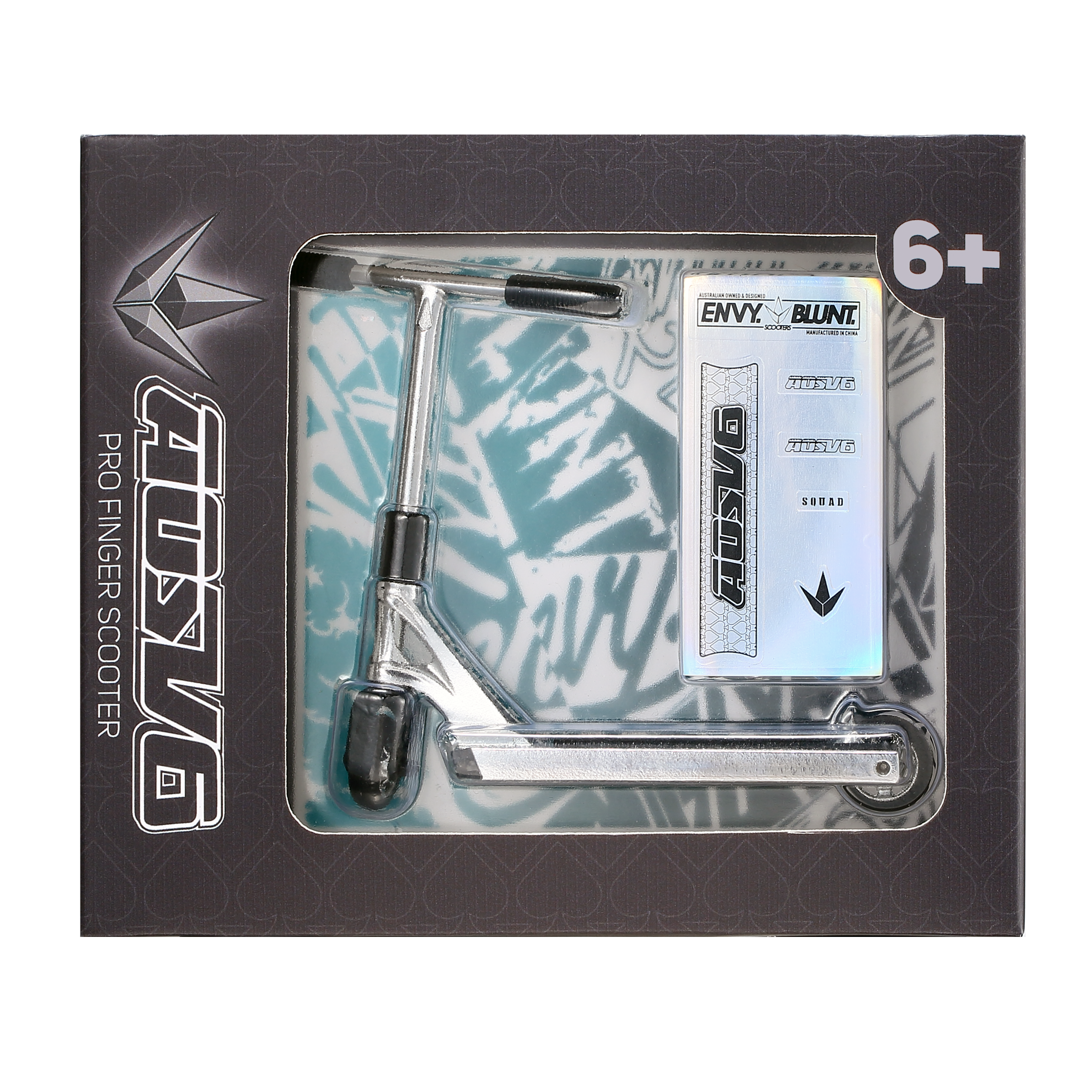 AOSV6 Finger Scooters (Trottinettes jouets) - Chrome