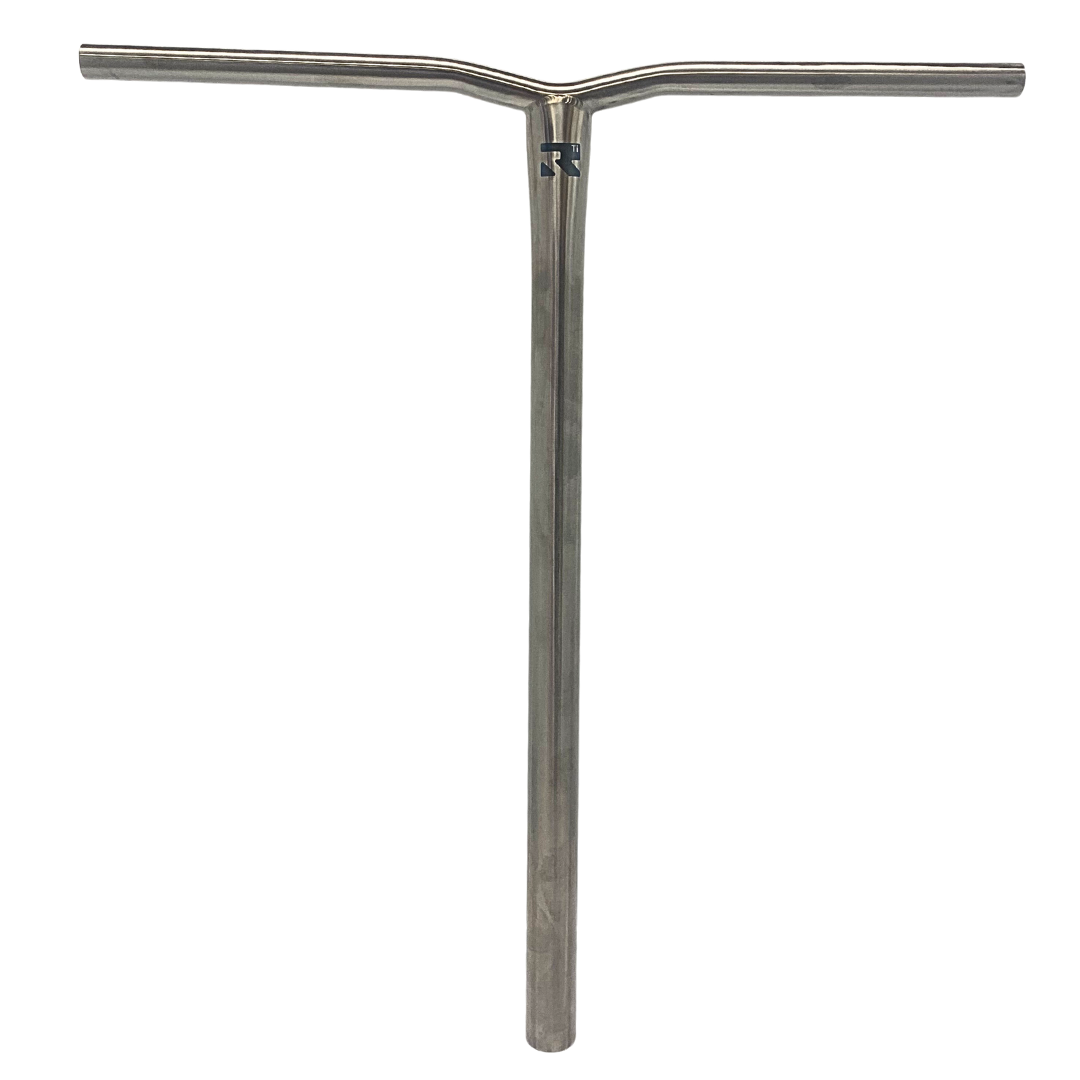 Barres De Trotinette Freestyle CORE Nova V2 - Titane 630mm, Brut, Compatible SCS/HIC