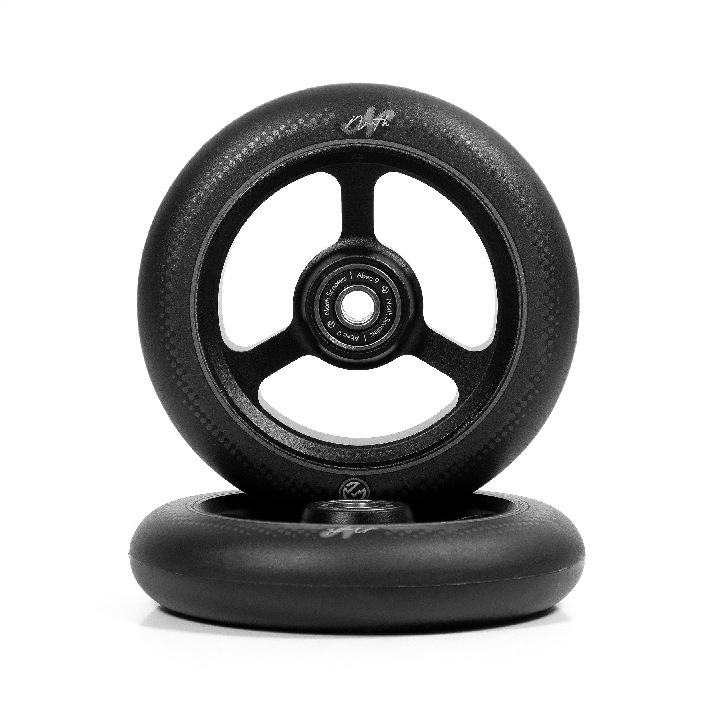 North Scooters Index Roues 24mm - G8 Noir