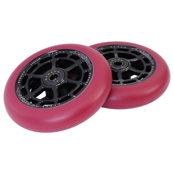 AIR Wheels 110mm | White / Rocket Fuel