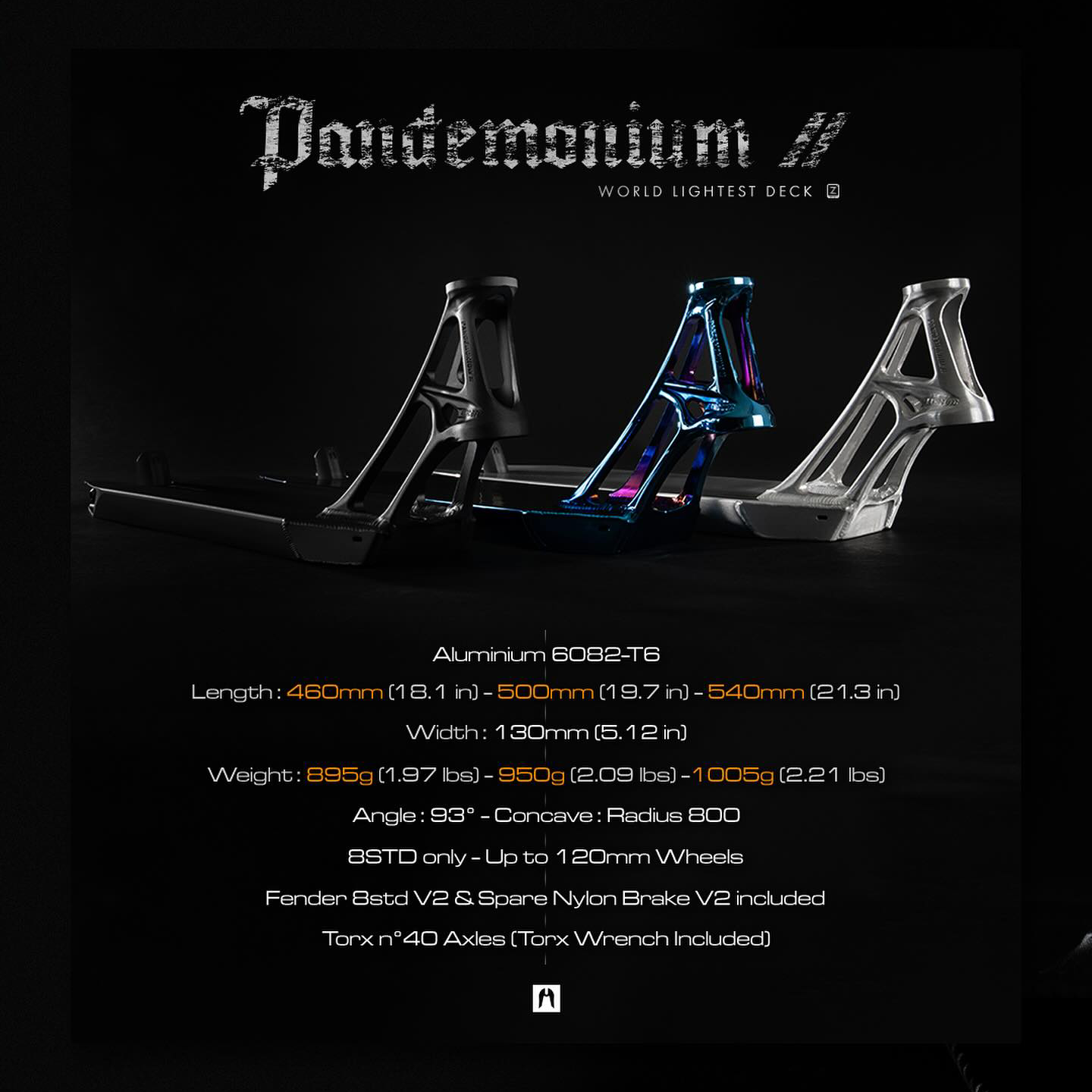 ETHIC DTC DECK PANDEMONIUM V2 Noir