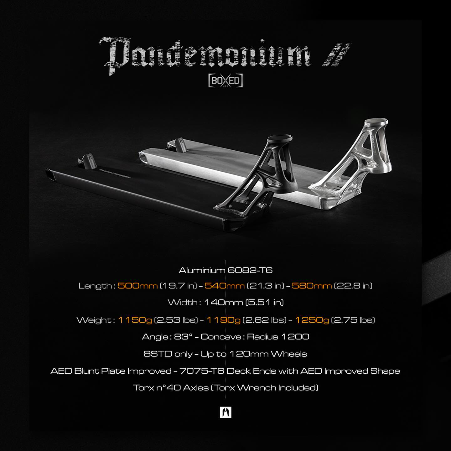 ETHIC DTC DECK PANDEMONIUM V2 Boxed Noir