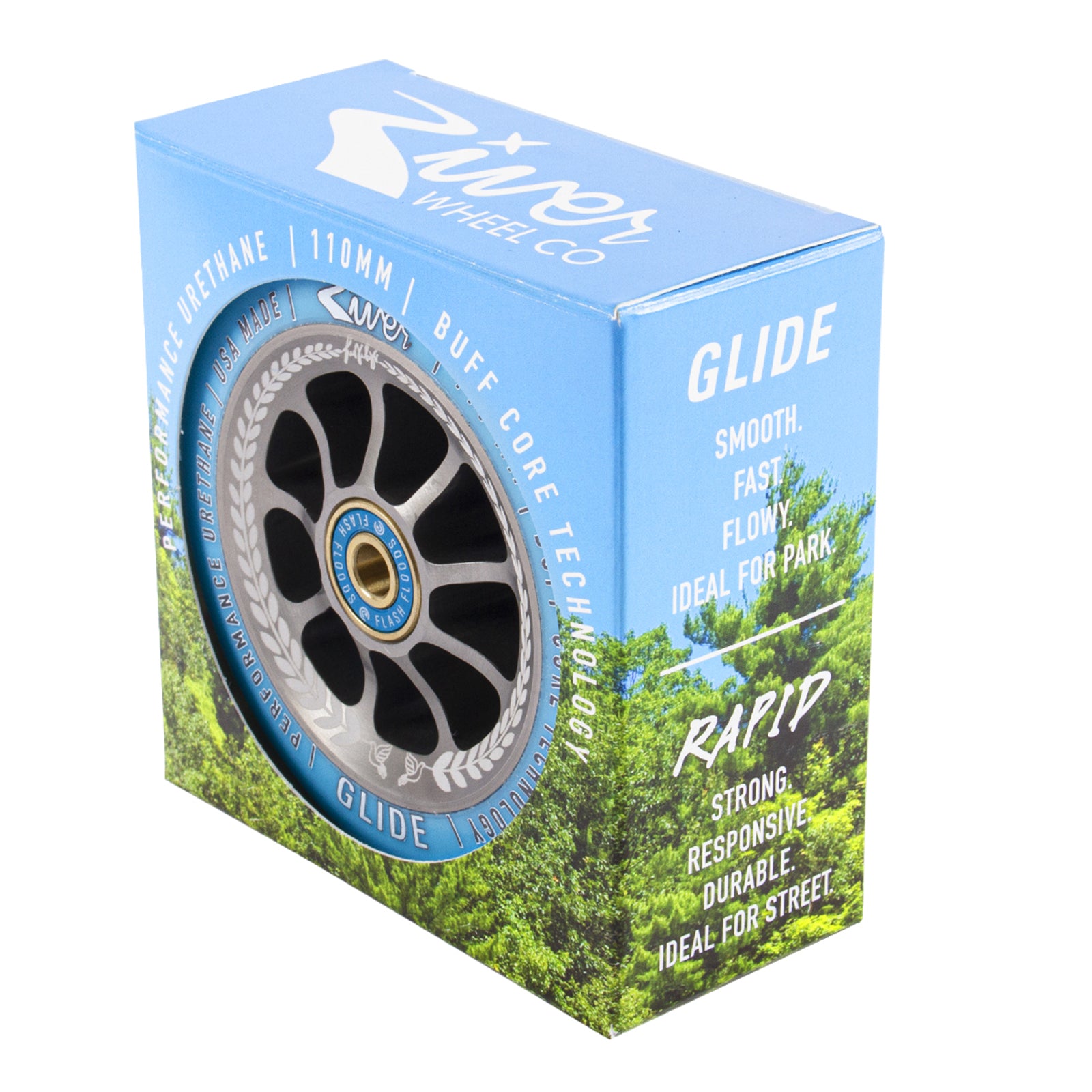 River Wheel Co 110mm Serenity Glides Juzzy Carter Signature