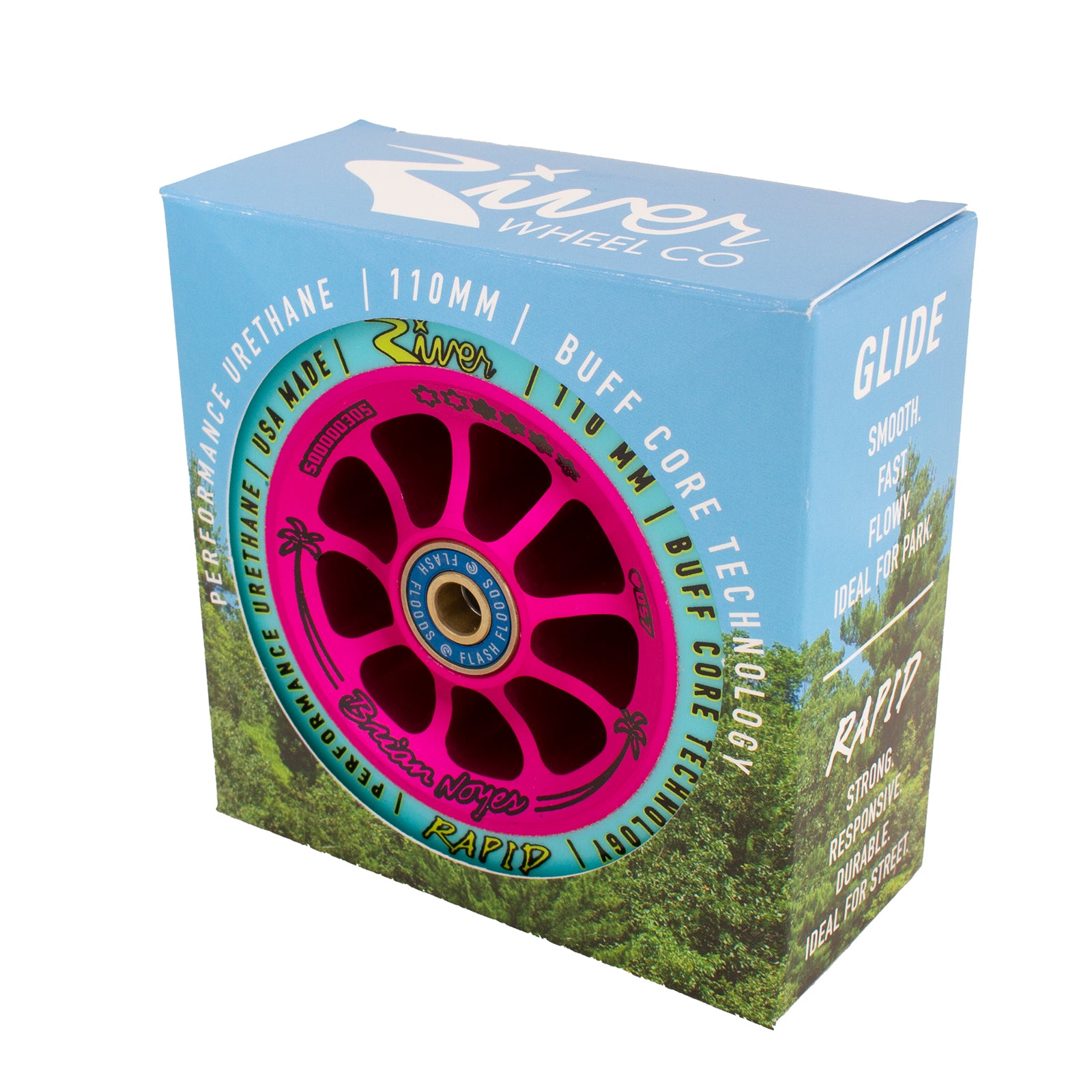 River Wheel Co 110mm Florida Man Rapids Bryan Noyes Signature