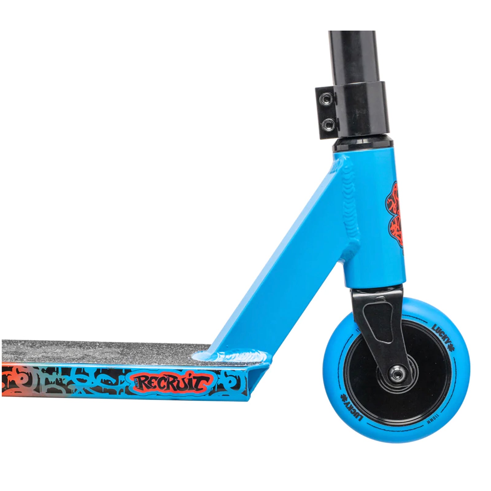 Lucky Recruit Mini Scooter Complete Rouge/Bleu