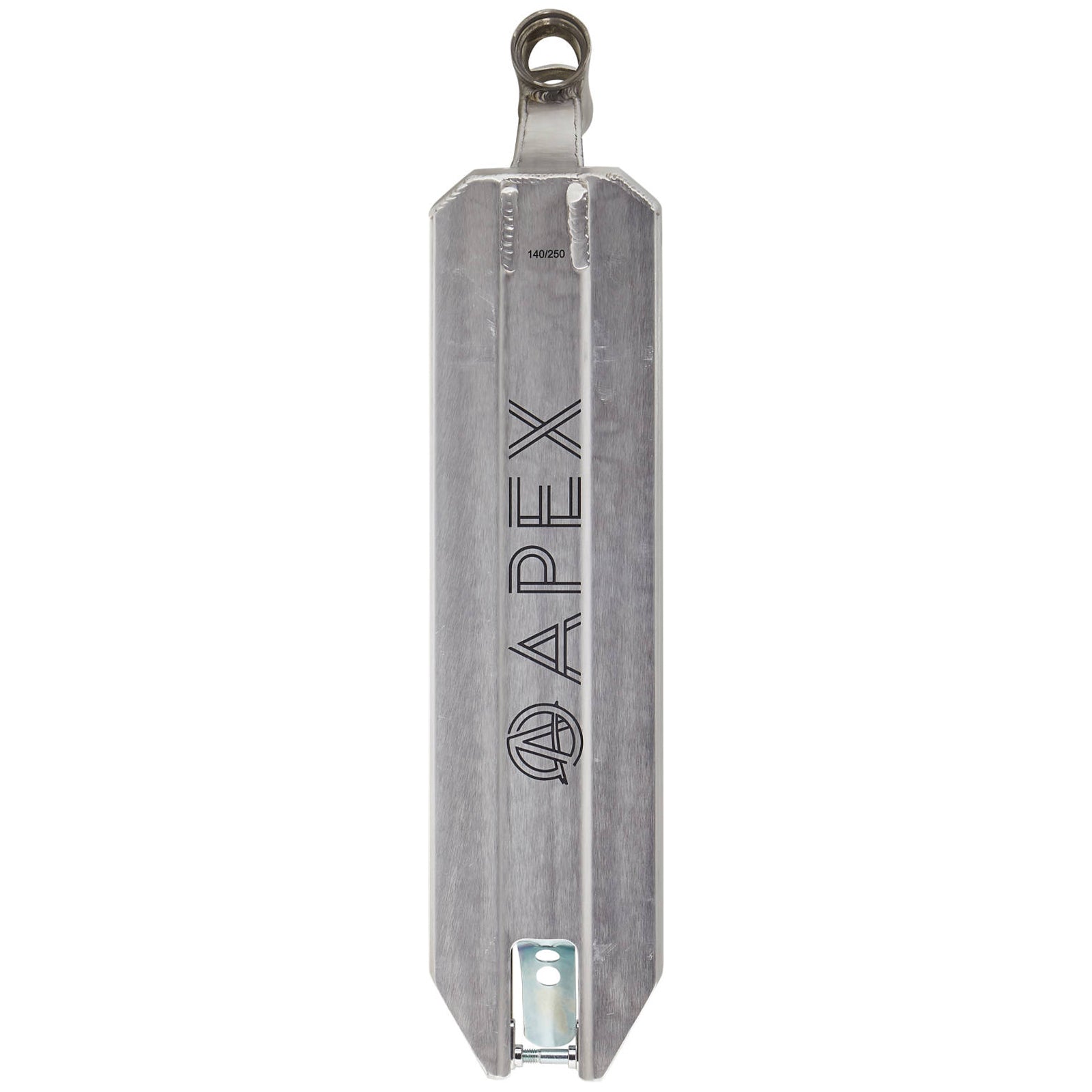 APEX 5" Wide Angled 580mm Deck Raw Chrome