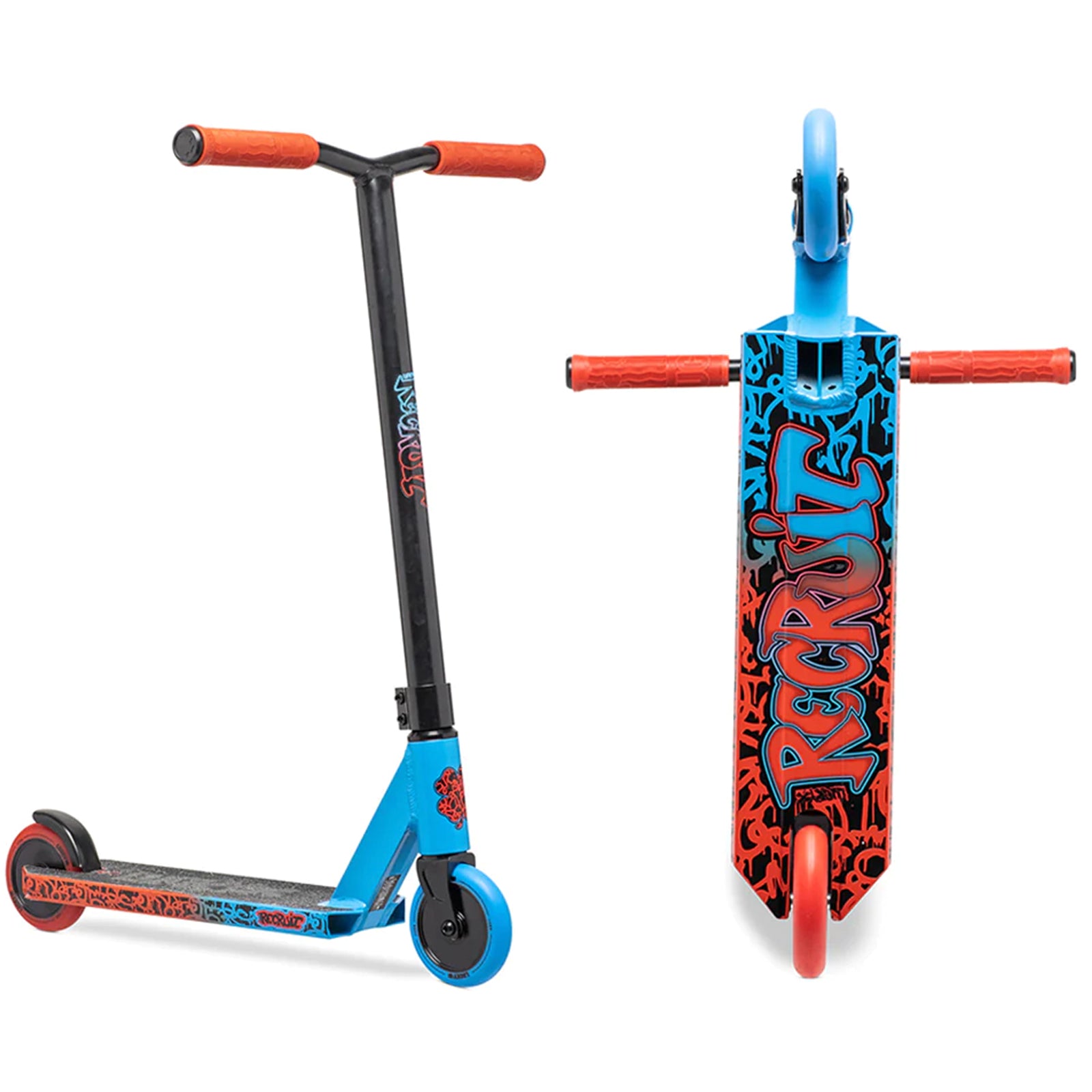 Lucky Recruit Mini Scooter Complete Rouge/Bleu