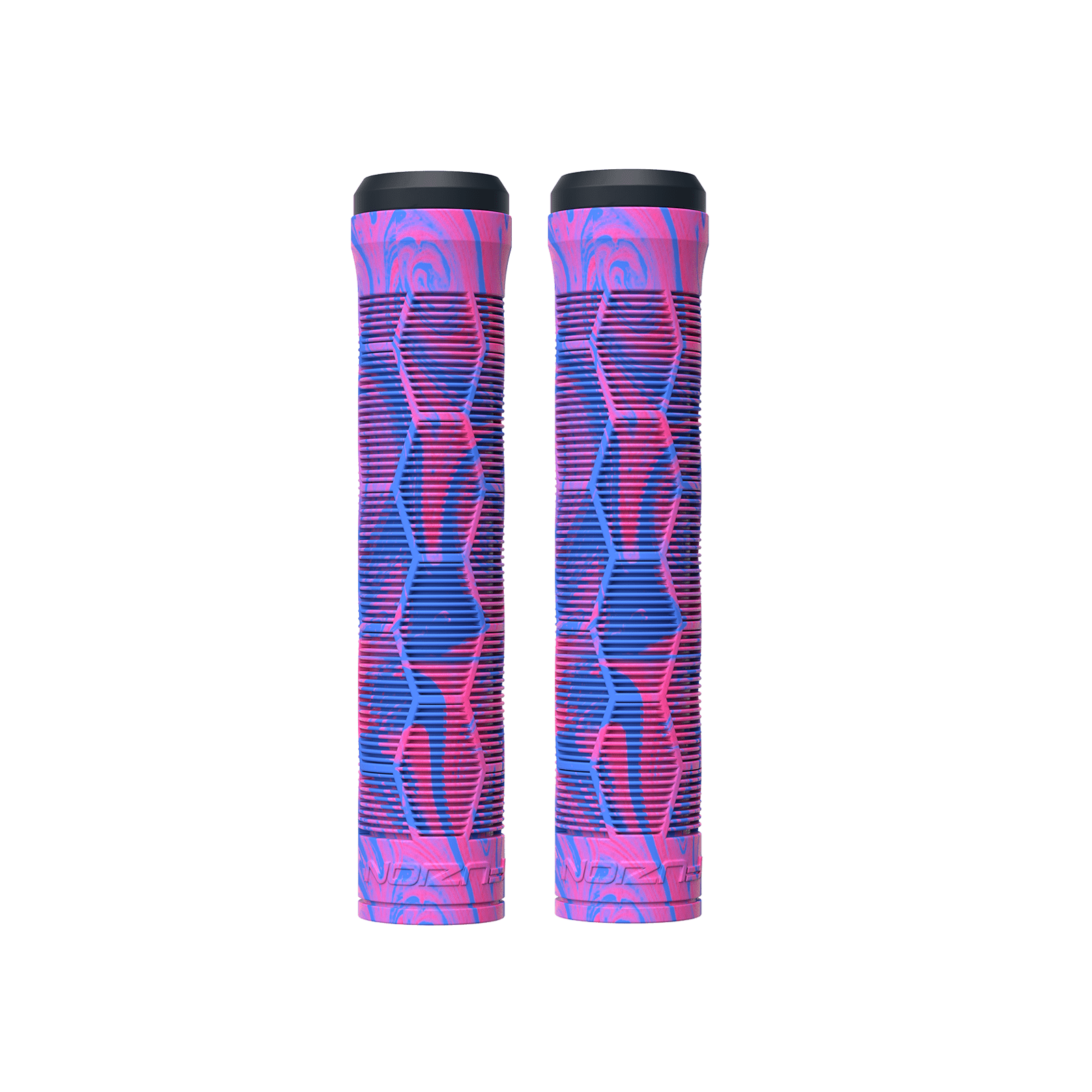 Fuzion Hex Grip Poignées Rose/Bleu