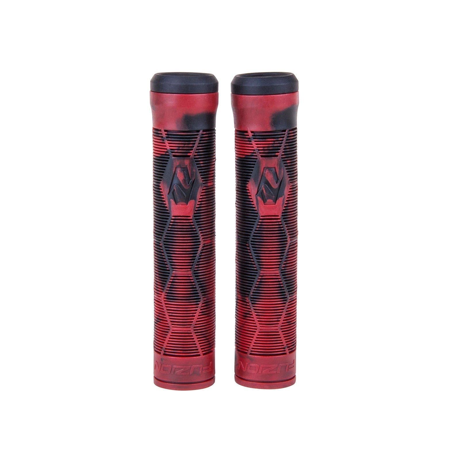 Fuzion Hex Grip Poignées Rouge/Noir