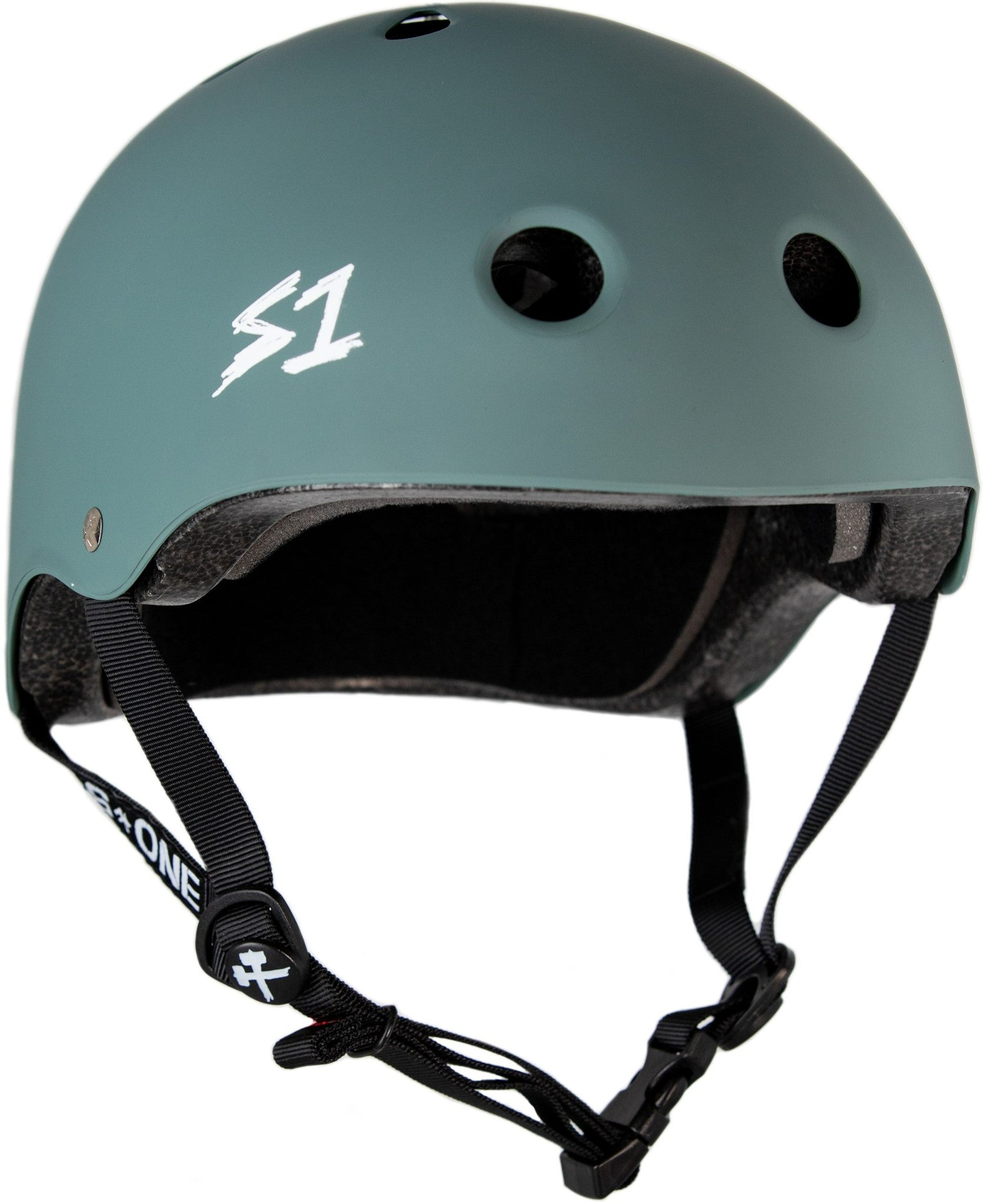 S1 Lifer Helmet - Casque arbre vert mât avec sangles noires