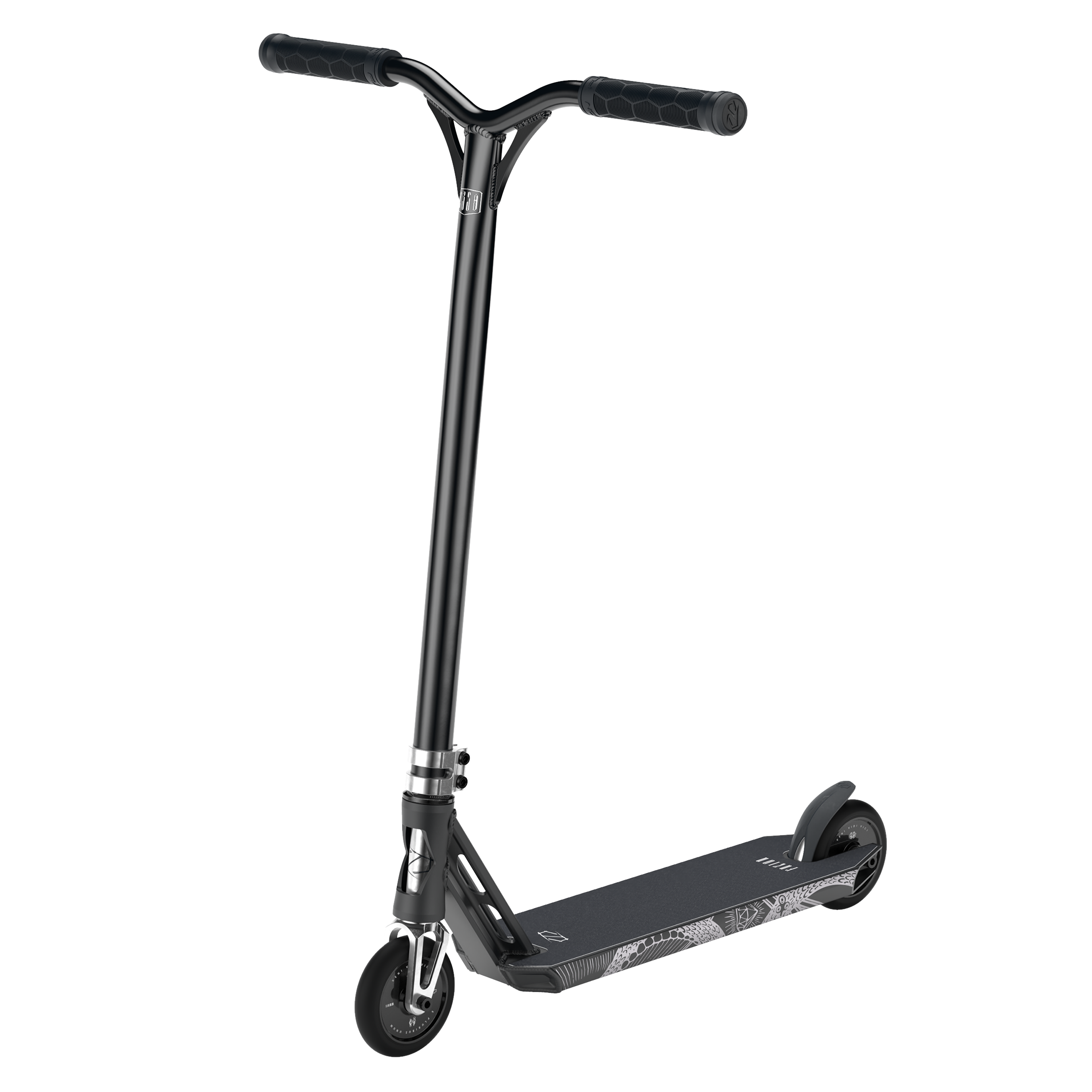 Fuzion Z350 Complete Pro Scooter Chrome Snake