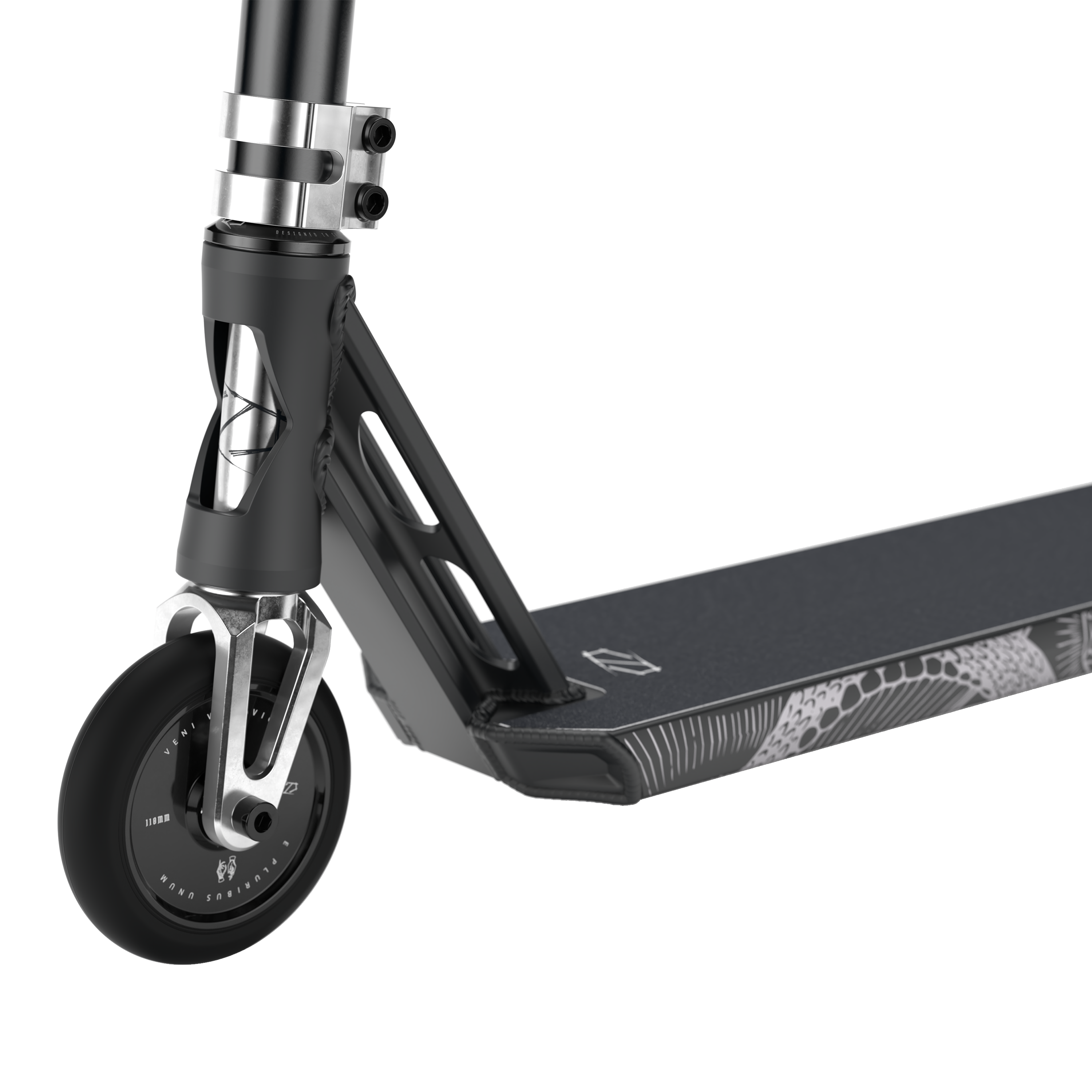 Fuzion Z350 Complete Pro Scooter Chrome Snake