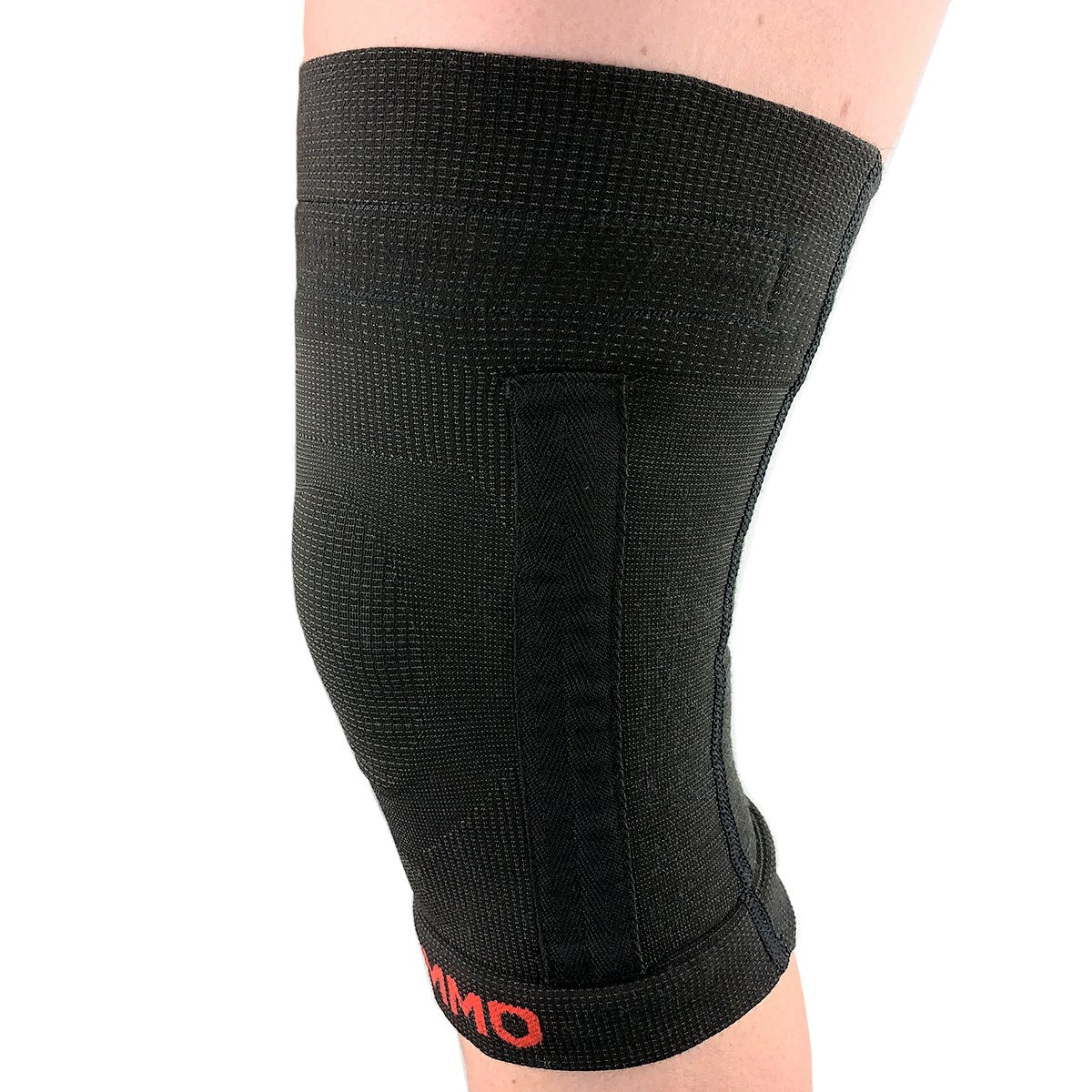 Compression knee brace with galvanized steel springs