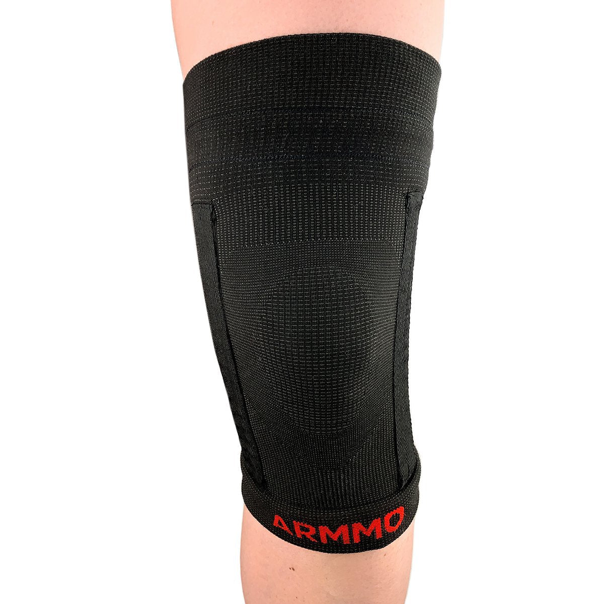 Compression knee brace with galvanized steel springs