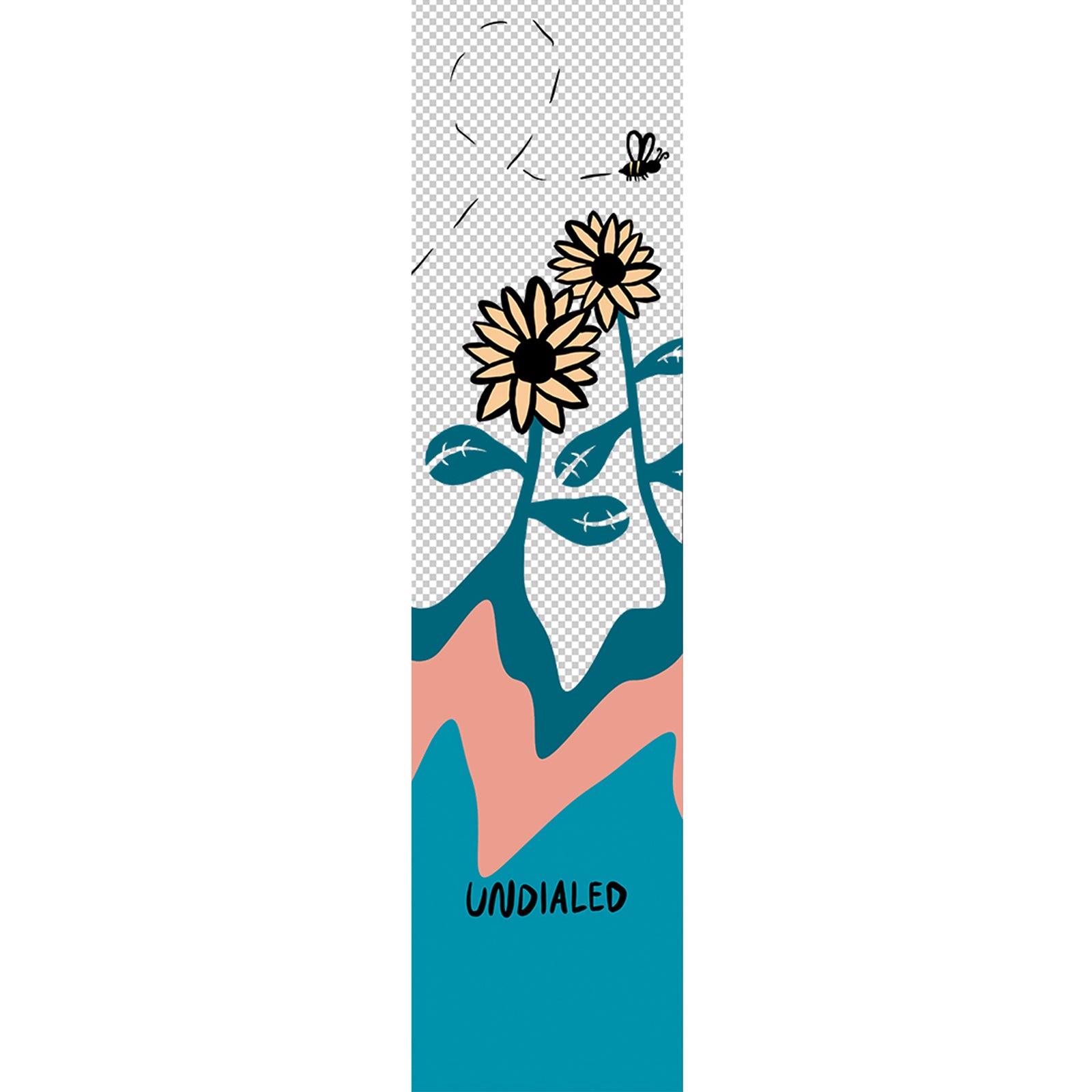 UNDIALED GRIPTAPE FLOWER (clear)