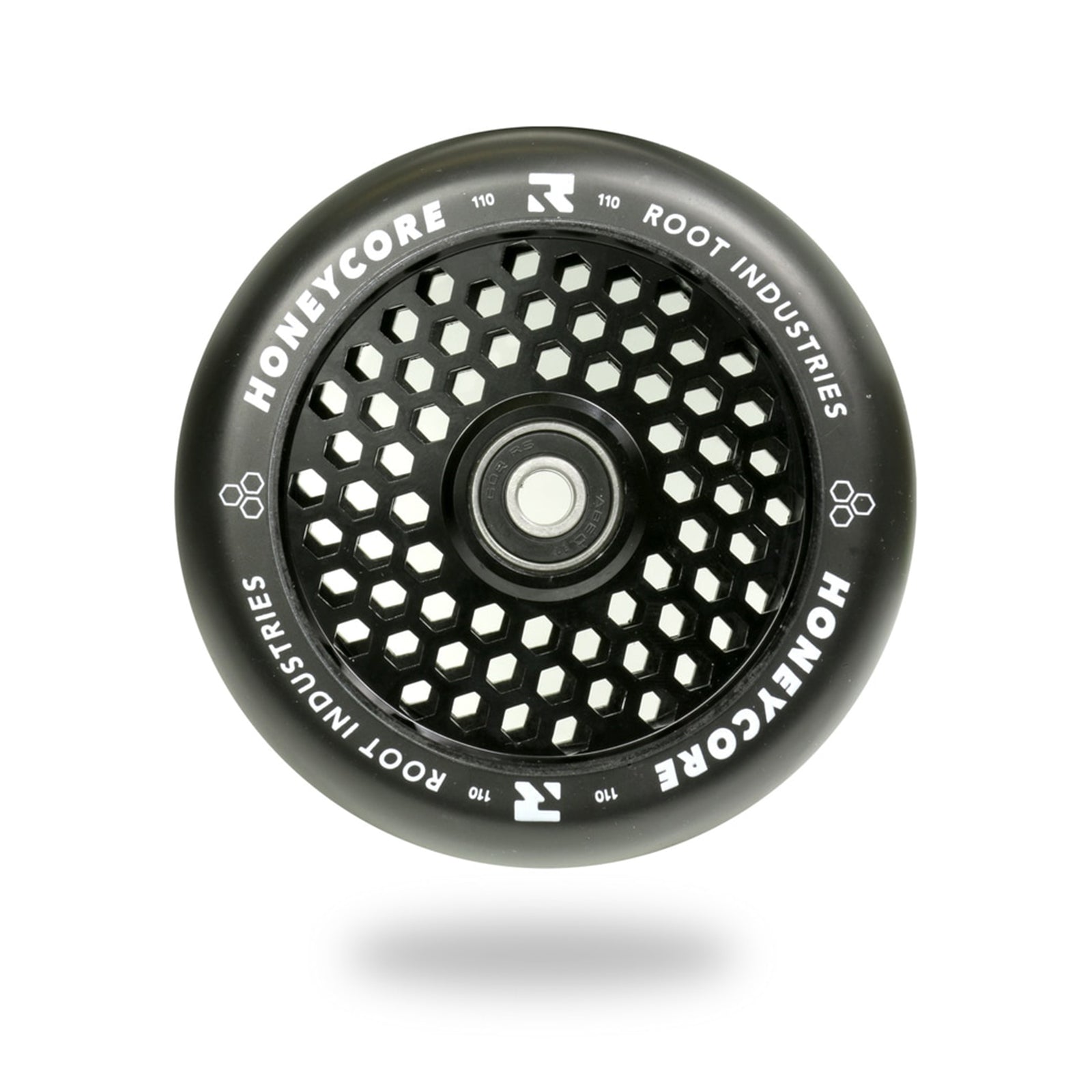Honeycore Wheels 110mm | Black / Black