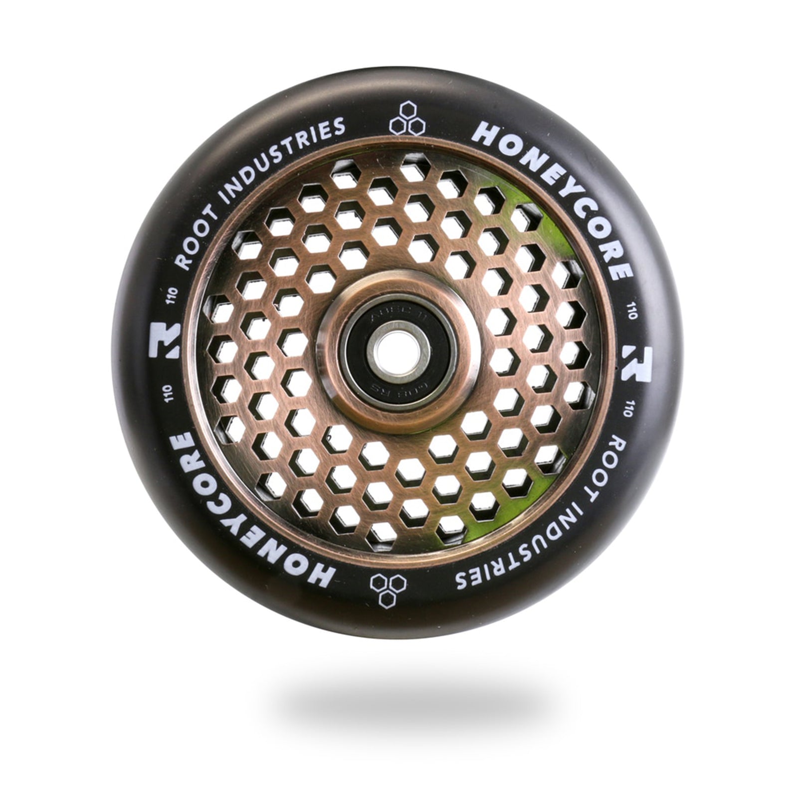 Honeycore Wheels 110mm | Noir / Coppertone
