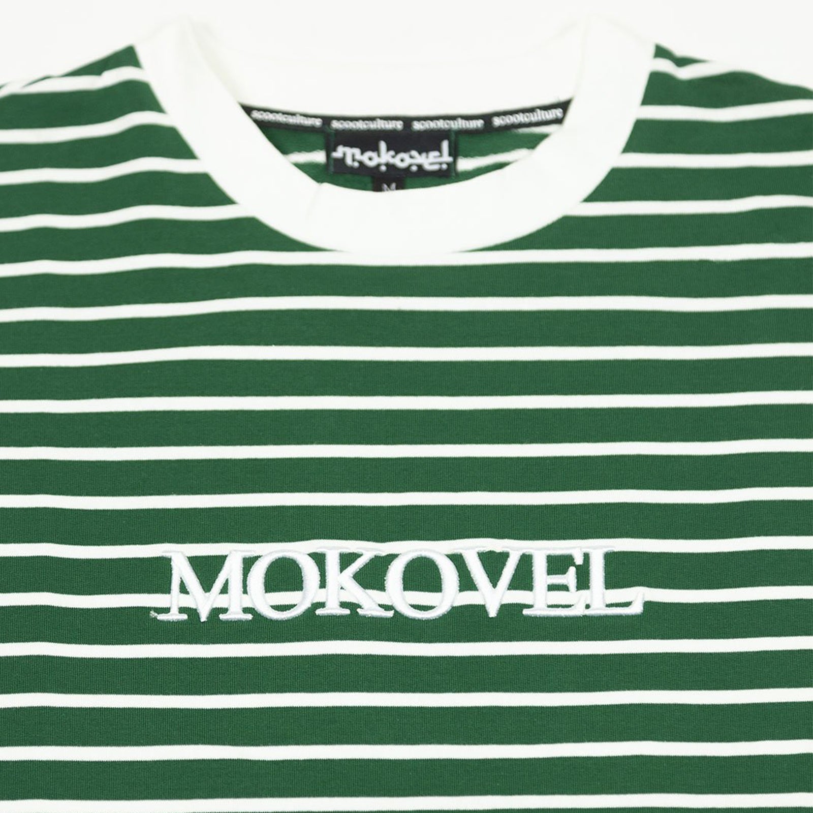 Mokovel Striped Green T-shirt