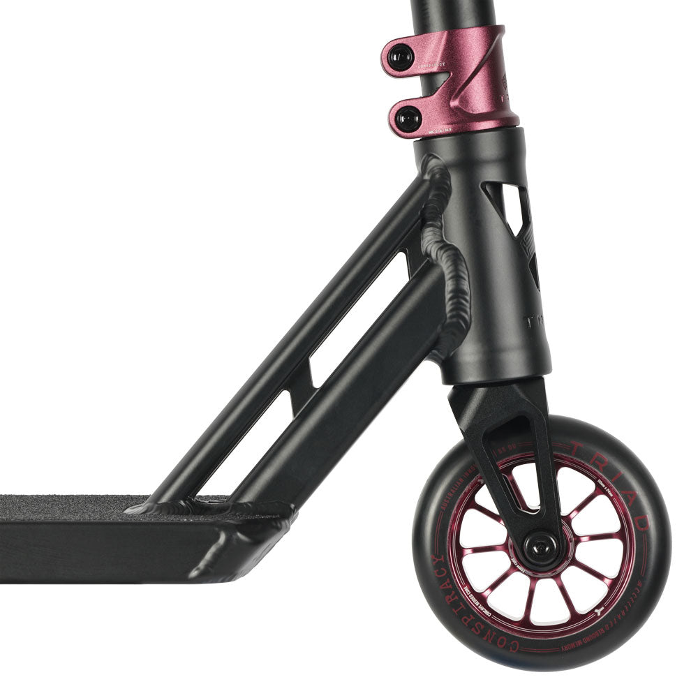 Triad C120 Condemned Trottinette Complète Noir - Rouge