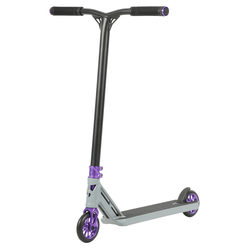 Triad C120 Condemned Trottinette Complète Gris Mât - Mauve