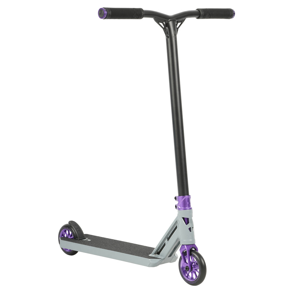Triad C120 Condemned Trottinette Complète Gris Mât - Mauve