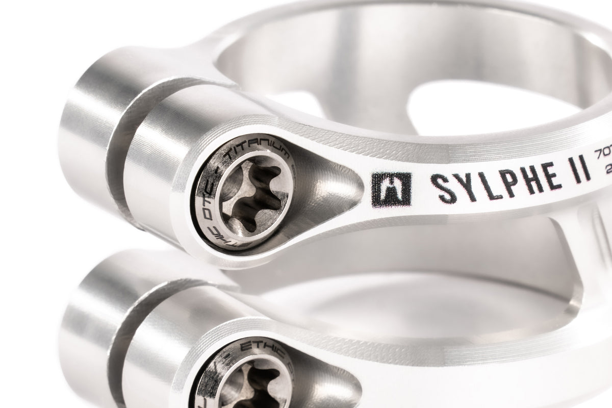 Ethic DTC Clamp Sylphe V2 CHROME - Diamètre : 31.8mm Standard