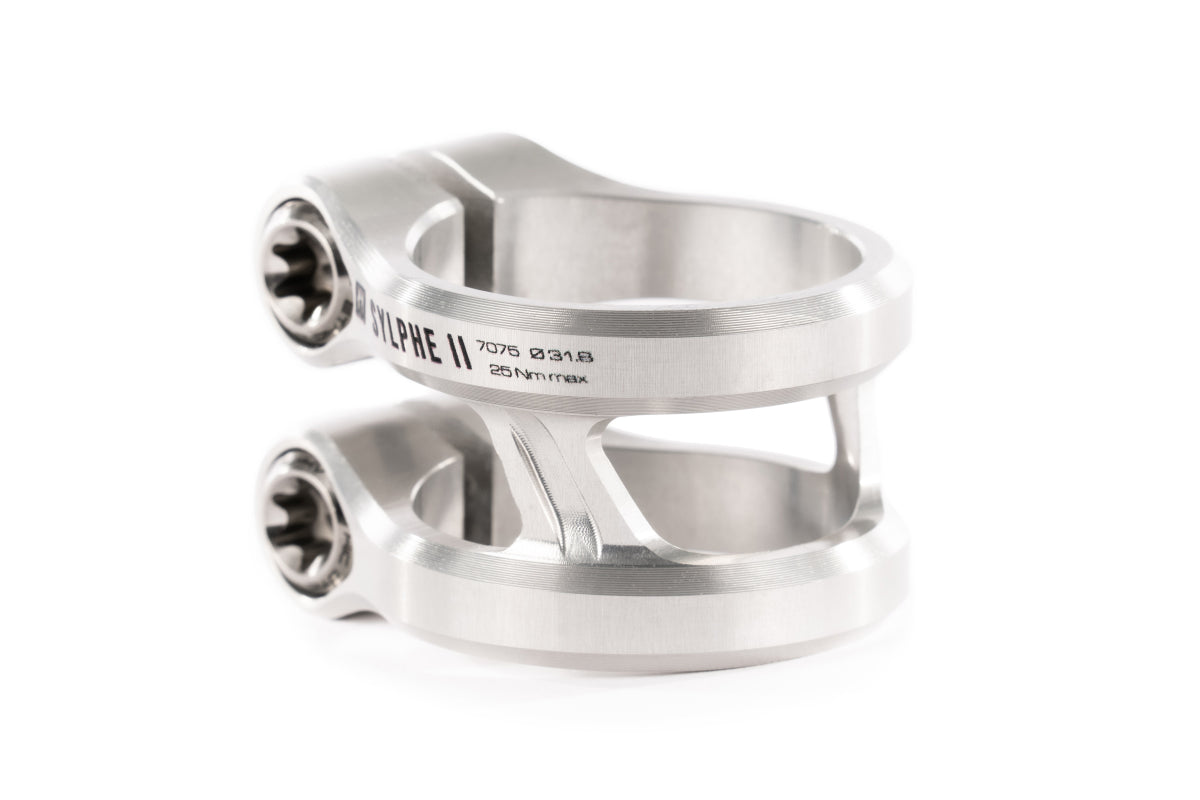 Ethic DTC Clamp Sylphe V2 CHROME - Diamètre : 31.8mm Standard