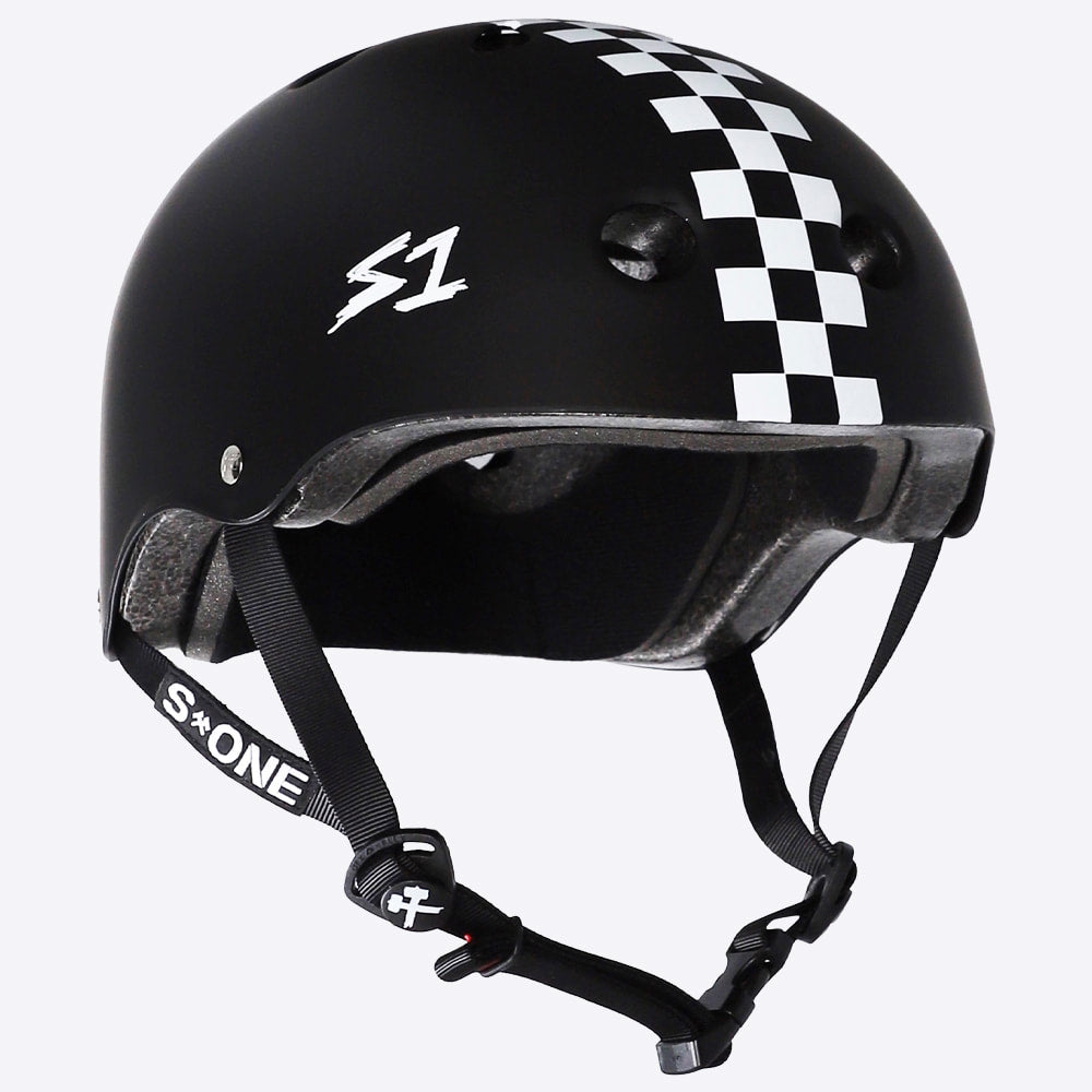 S1 Lifer Helmet - Casque Noir Checkers
