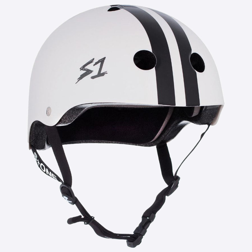 S1 Lifer Helmet - Casque Blanc Gloss Stripes