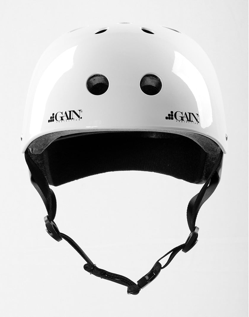 Casque de protection The Sleeper Blanc Gloss - Gain Protection Certifié