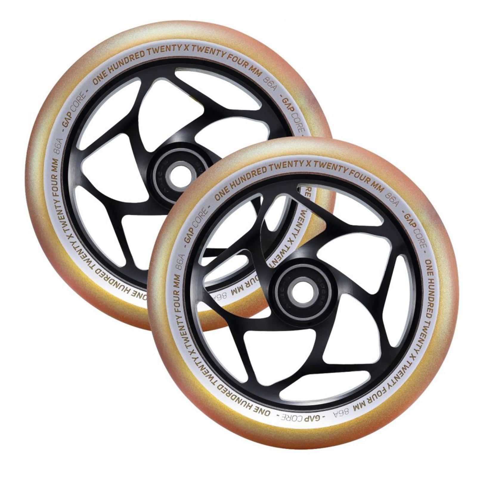 Envy Gap Core Wheel - 120mm | Black / Gold