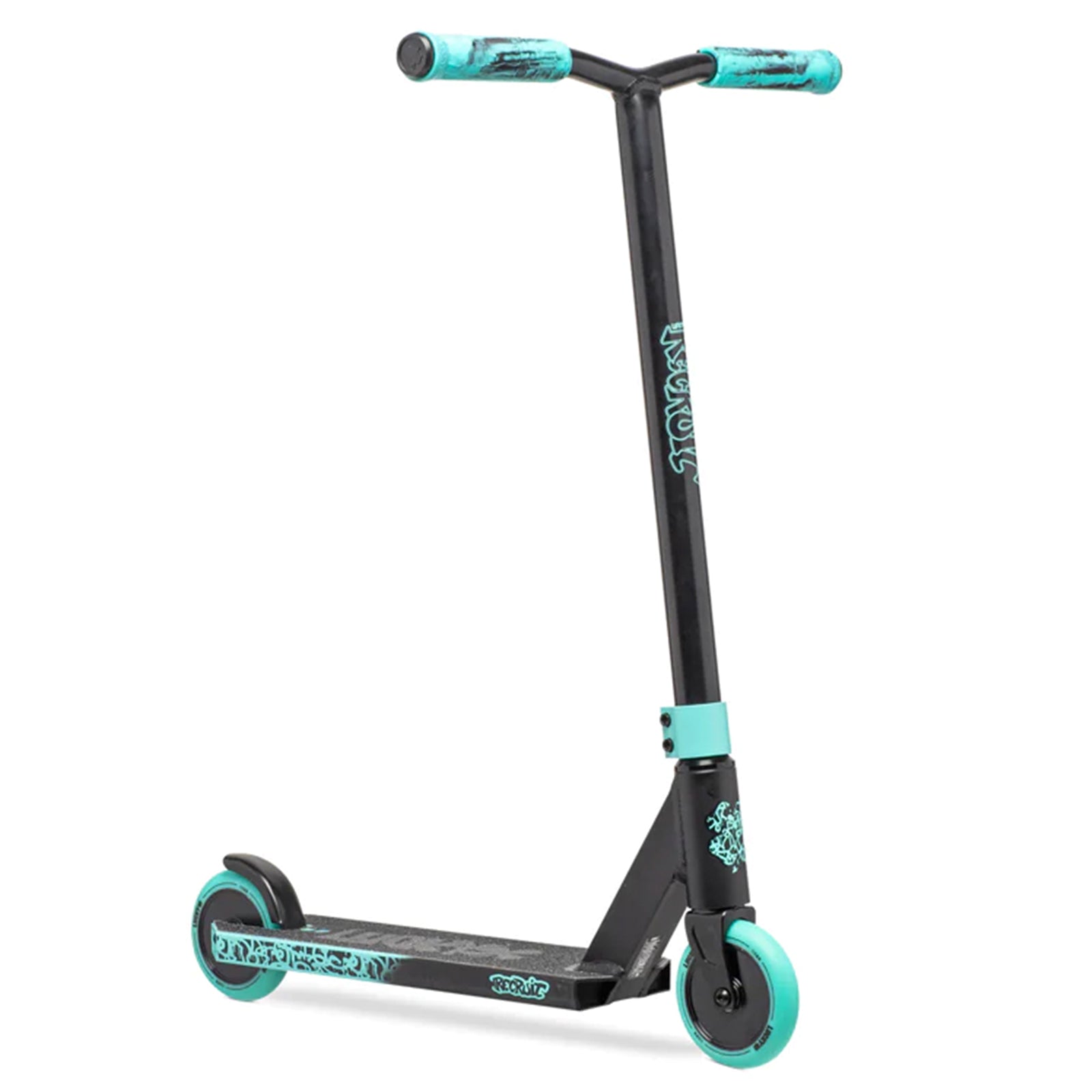 Lucky Recruit Mini Scooter Complete Noir/Turquoise