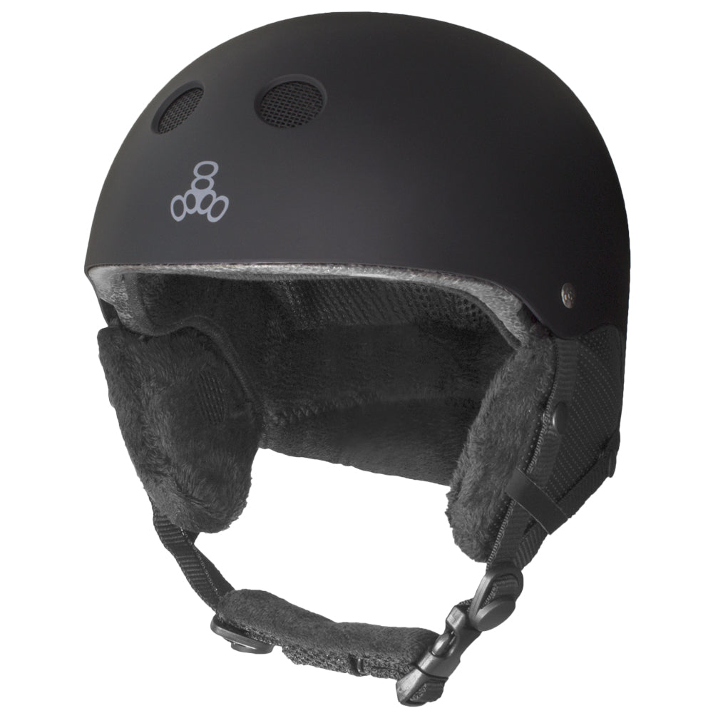 Casque Neige Halo Snow Standard Triple Eight - Noir Rubber