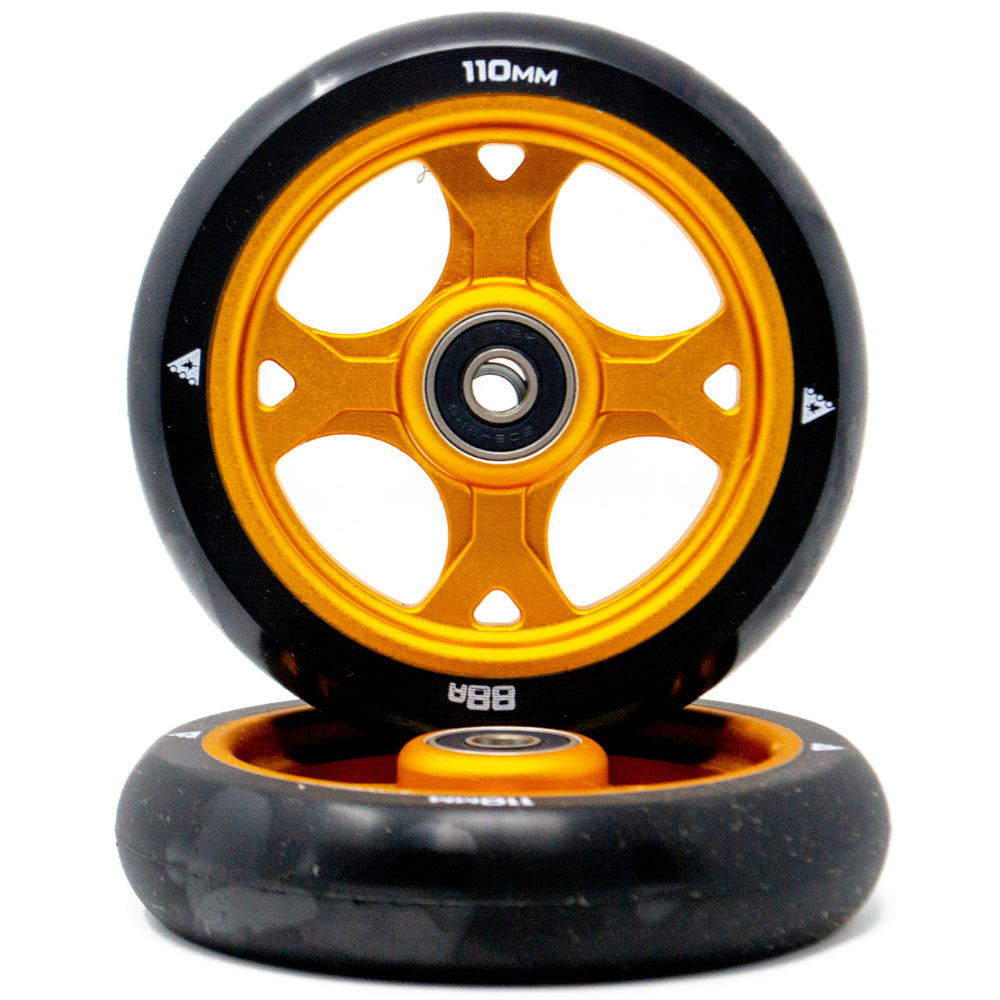 Trynyty Gothic Wheels 110mm Gold