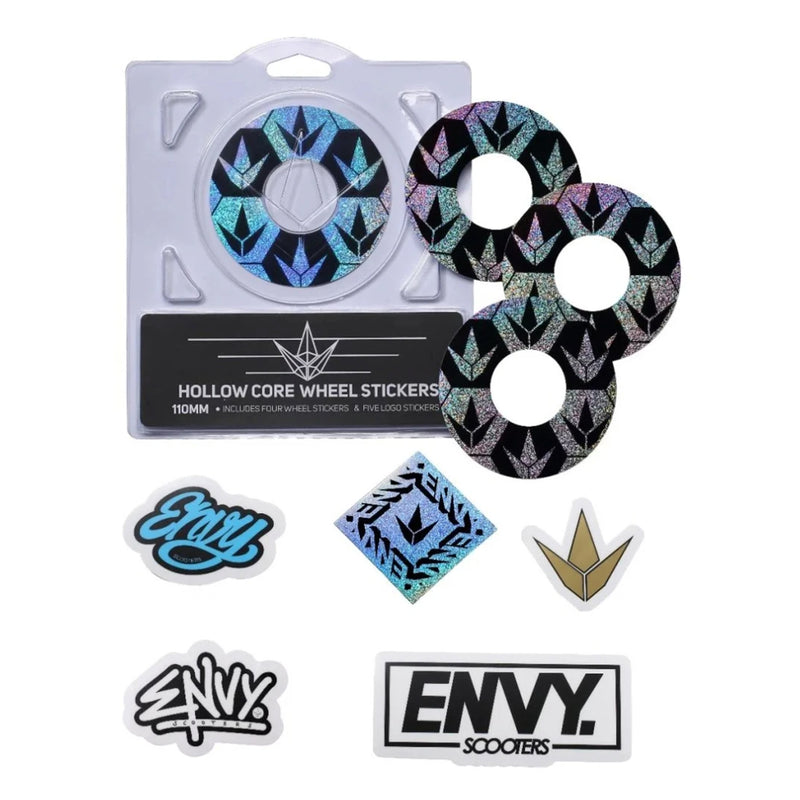 Envy Hollow Core Wheel Stickers, collants de roues 110 mm (modèles variés)
