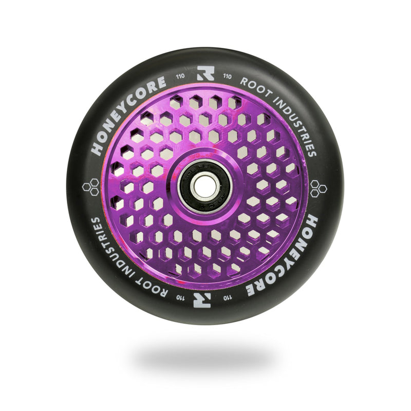 Honeycore Wheels 110mm | Noir / Mauve