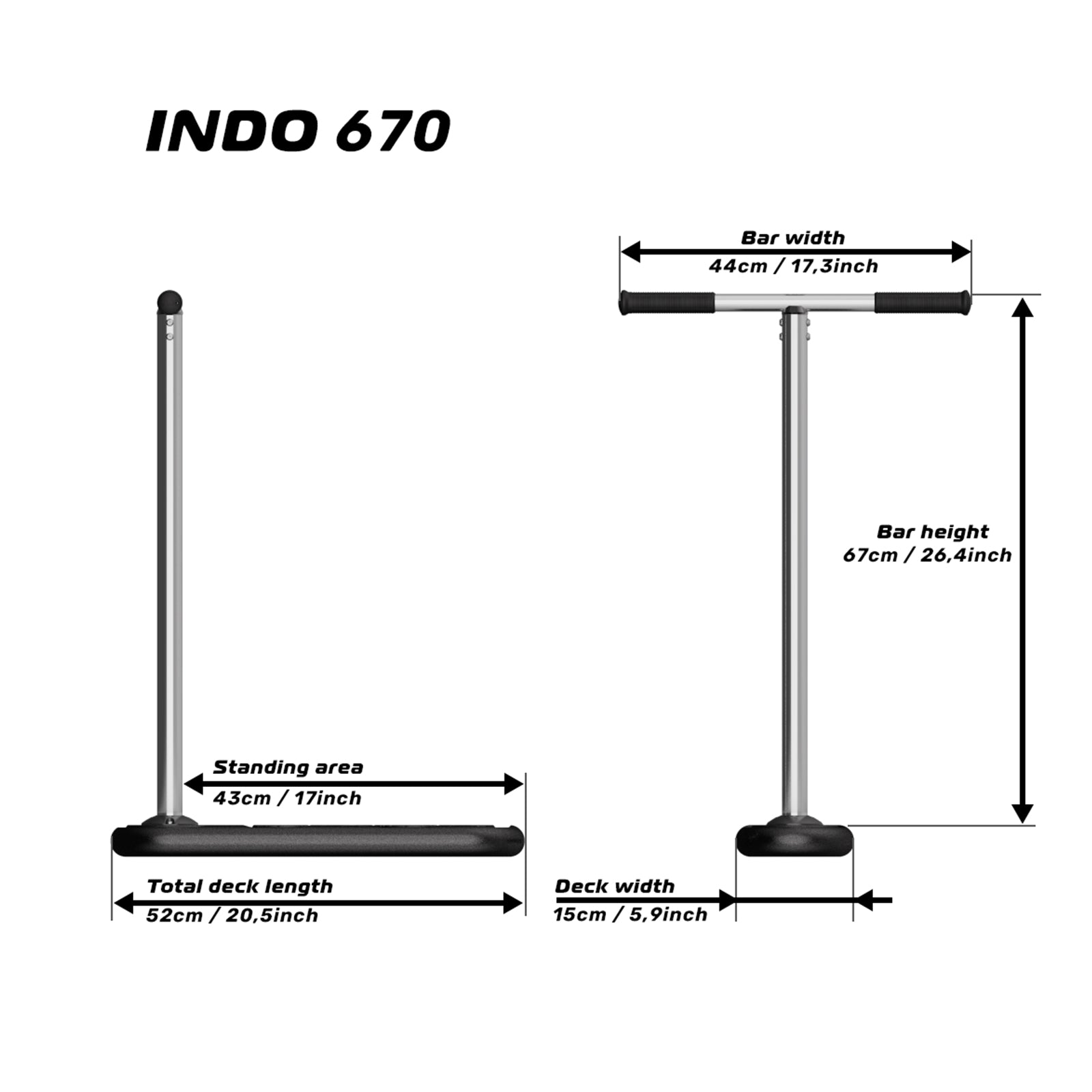 Indo Trampoline Scooter 670