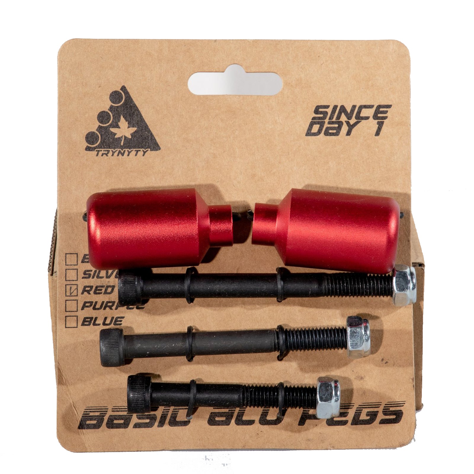 TRYNYTY Basic Alu Pegs (pair) 5 colors