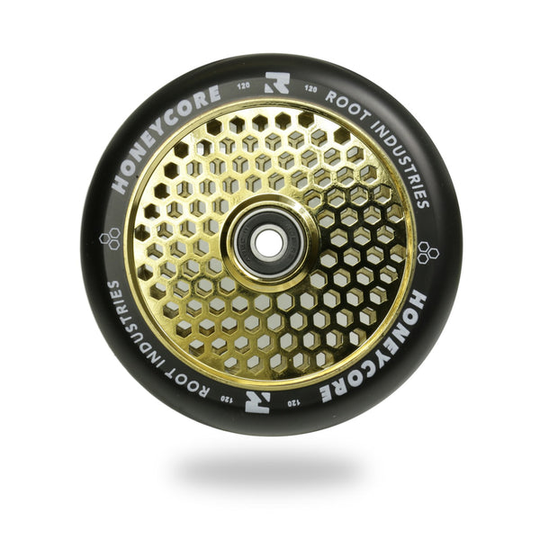 Honeycore Wheels 120mm | Noir / Or