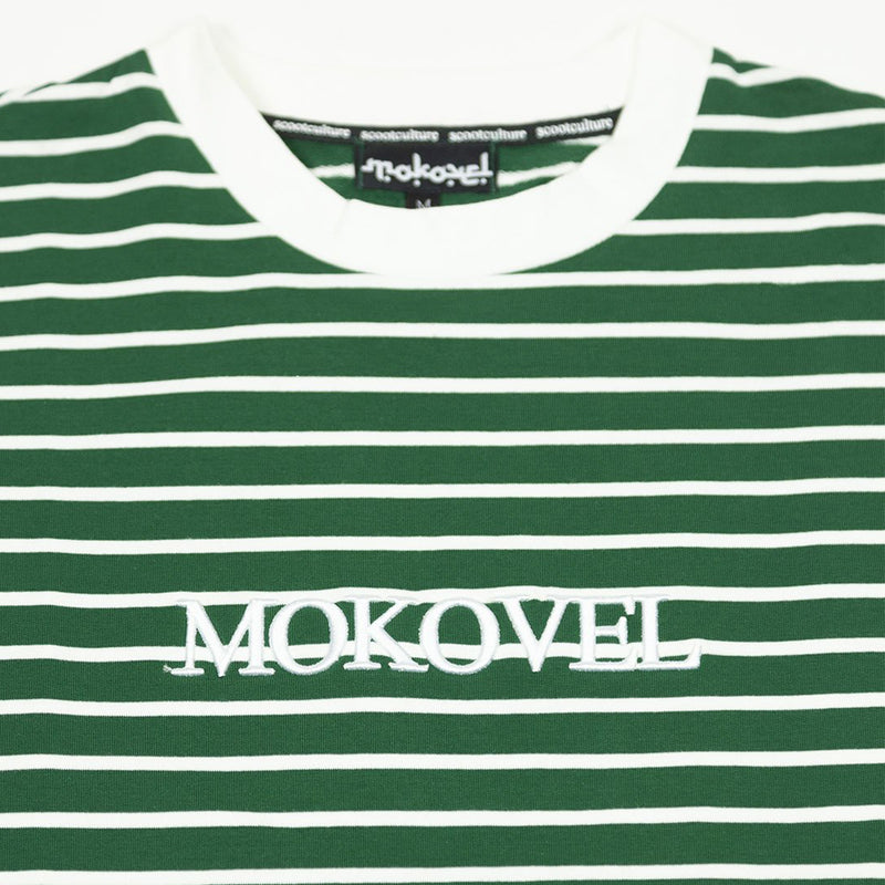 Mokovel T-shirt Vert Rayé